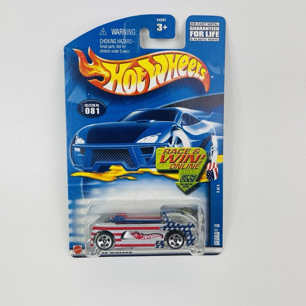 2002 Hot Wheels Mainline Collector‎ 081 Deora II Red Silver Blue Patriotic